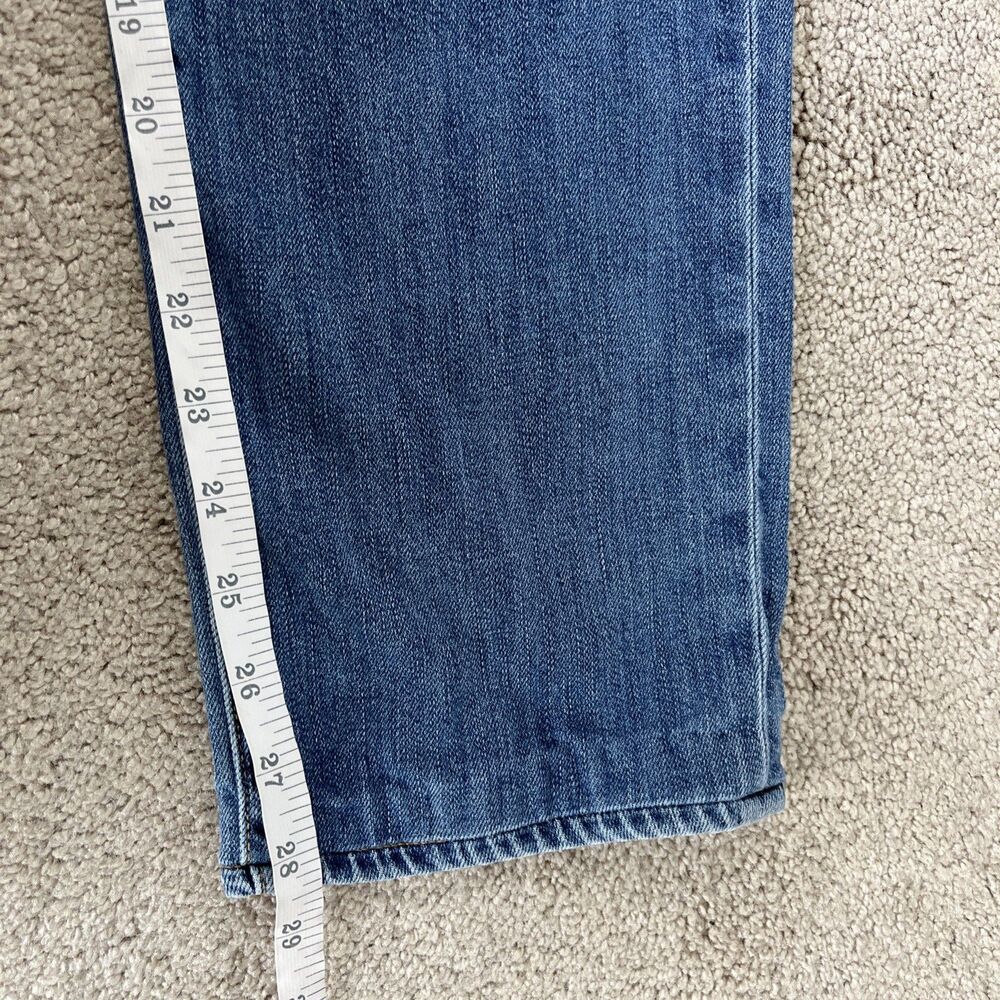 Aviator Jeans Women 26 Relaxed Boyfriend 32" Denim Comfort Medium Wash Travel - Picture 6 of 6